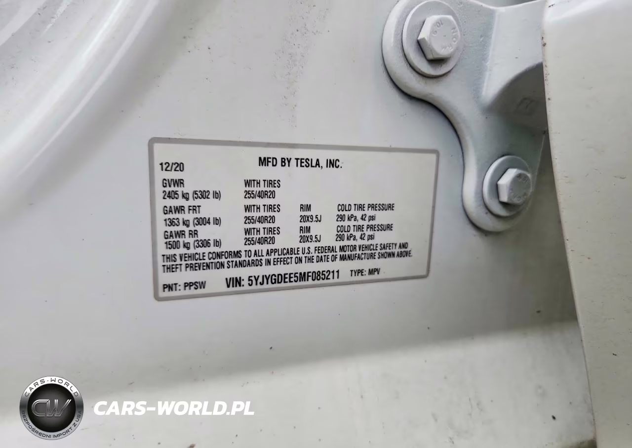 2021 Tesla Model Y VIN:5YJYGDEE5MF085211 - 12