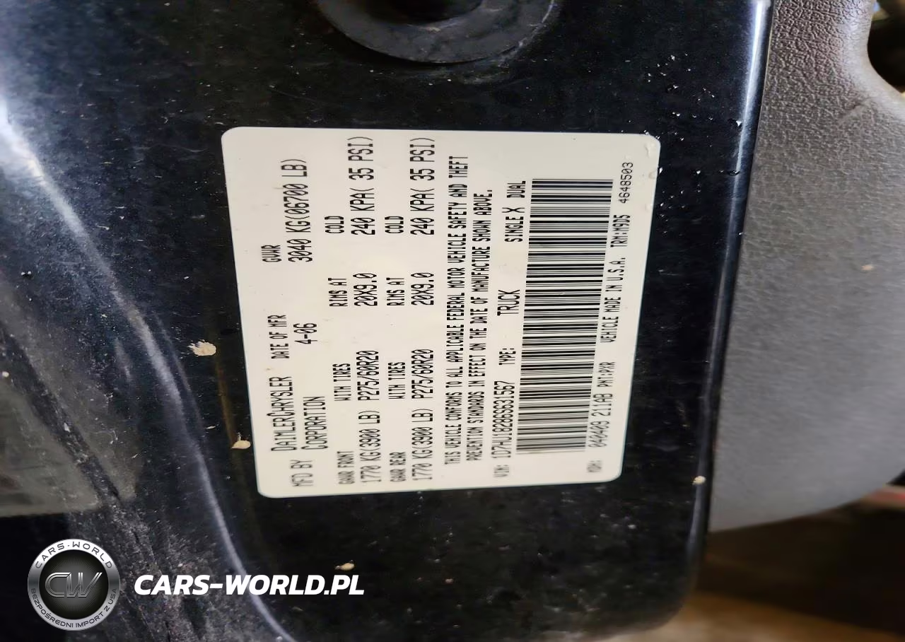 2006 Dodge Ram 1500 St VIN:1D7HU18286S631567 - 12