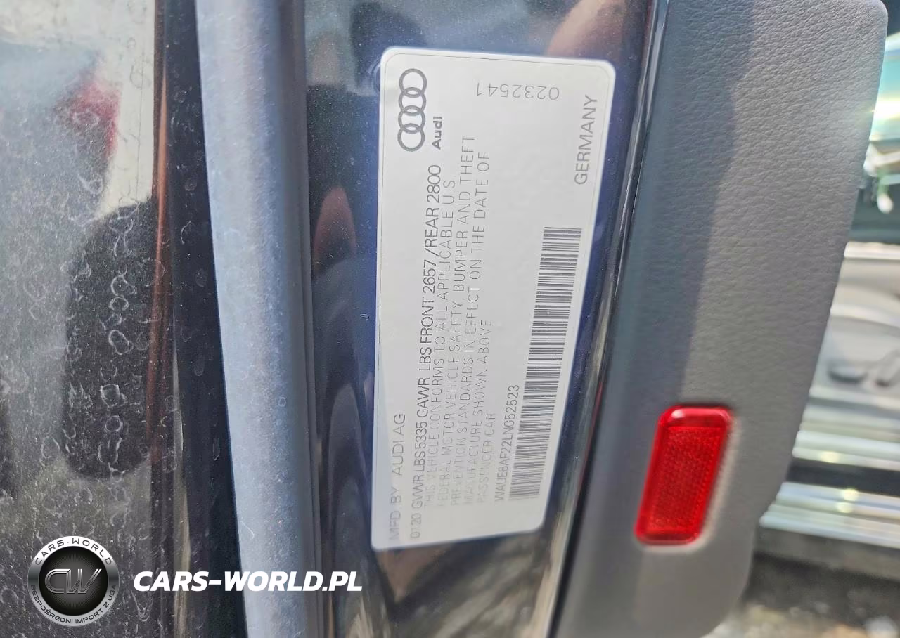 2020 Audi A6 Premium Plus VIN:WAUE8AF22LN052523 - 12
