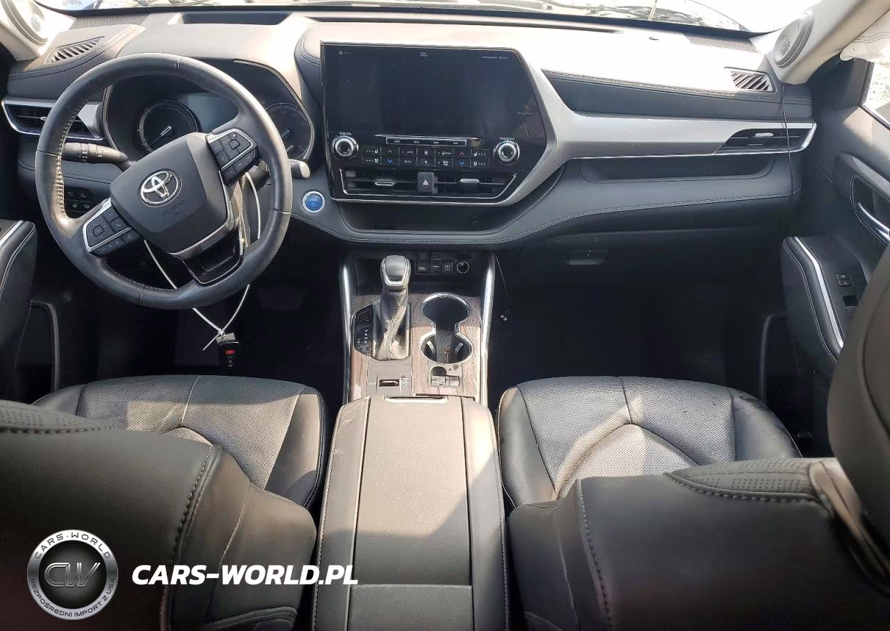 2021 Toyota Highlander Hybrid Platinum VIN:5TDEBRCH7MS028886 - 8