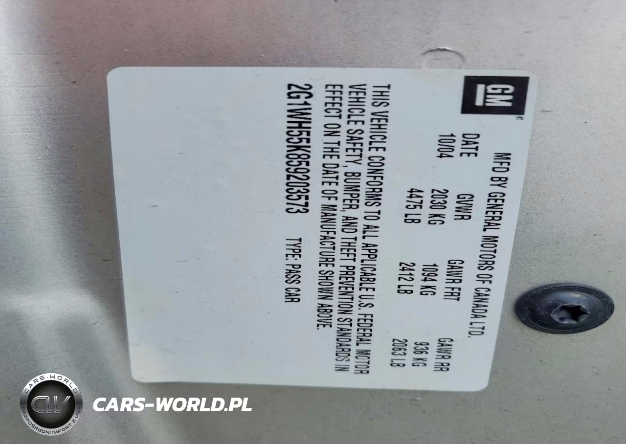 2005 Chevrolet Impala Ls VIN:2G1WH55K859203573 - 12