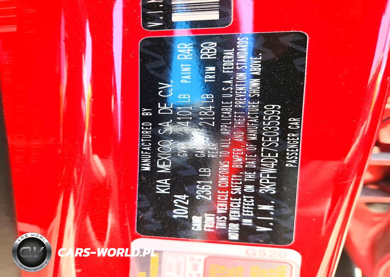 2025 Kia K4 Gt Line VIN:3KPFW4DE7SE035599 - 12