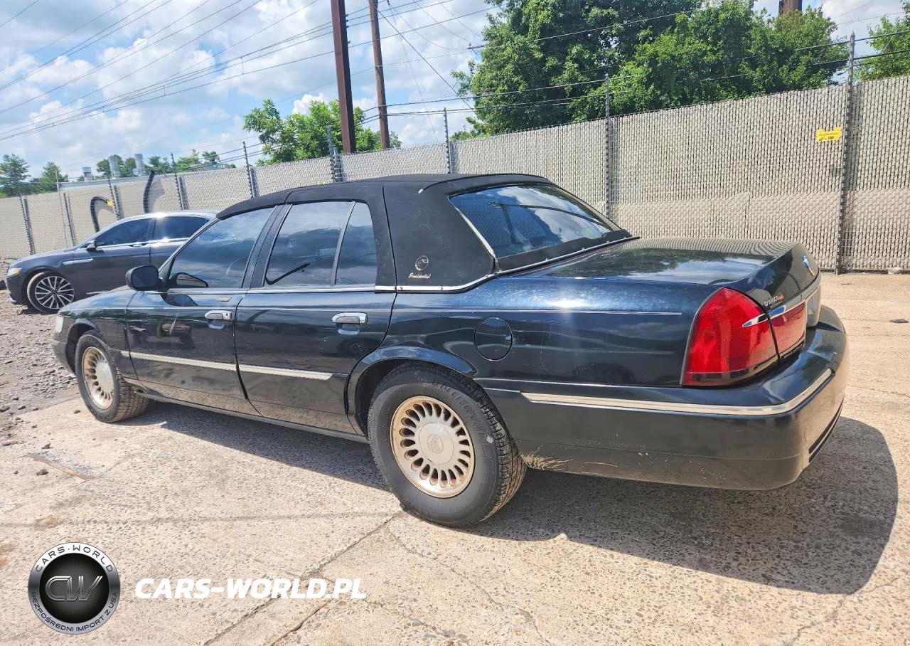 2000 Mercury Grand Marquis Ls VIN:2MEFM75W0YX663861 - 2