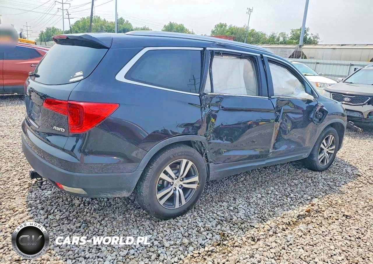 2016 Honda Pilot Exl VIN:5FNYF6H83GB092022 - 3