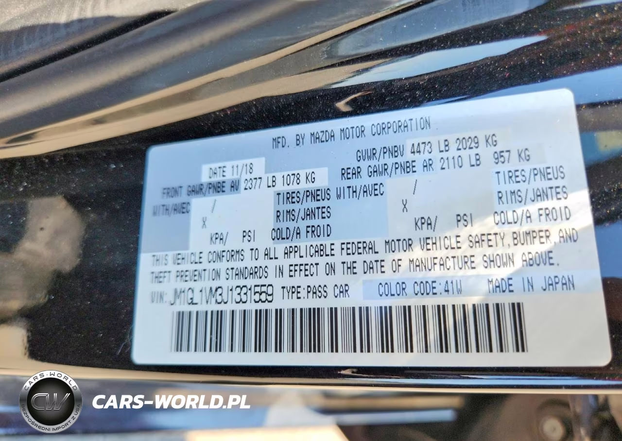 2018 Mazda 6 Touring VIN:JM1GL1VM3J1331559 - 12