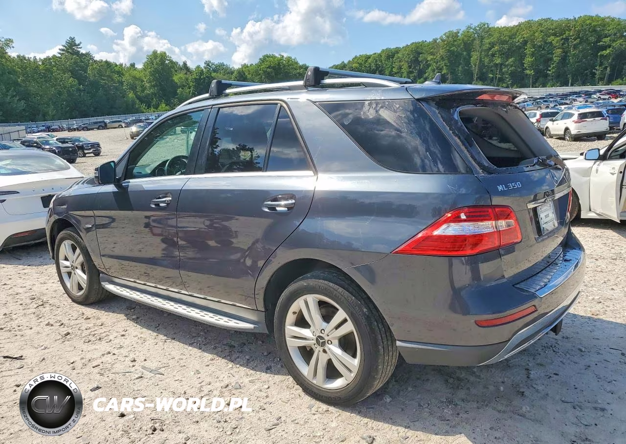 2012 Mercedes-Benz Ml 350 Bluetec VIN:4JGDA2EB6CA016167 - 2