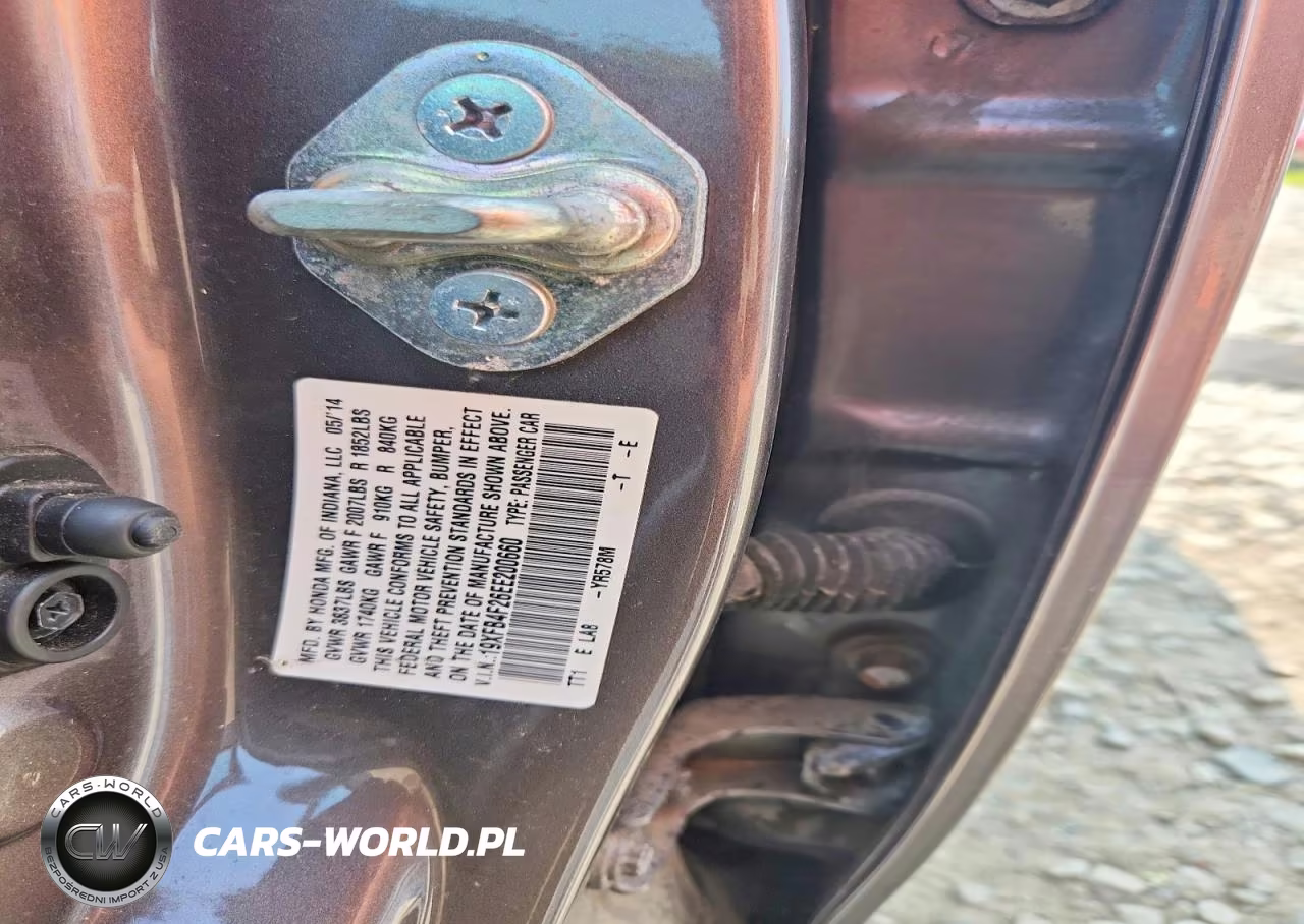2014 Honda Civic Hybrid VIN:19XFB4F26EE200660 - 12