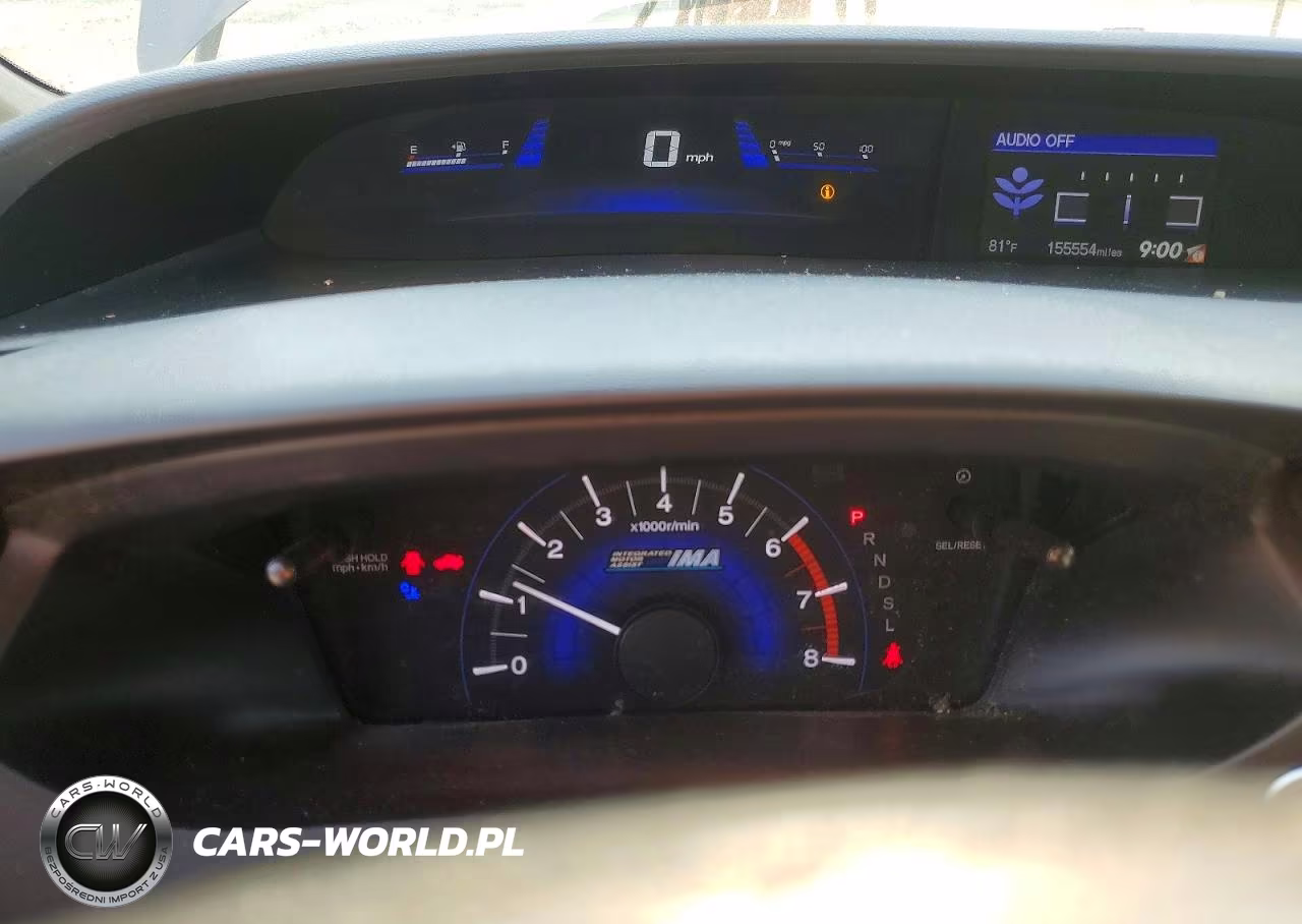 2014 Honda Civic Hybrid VIN:19XFB4F26EE200660 - 9