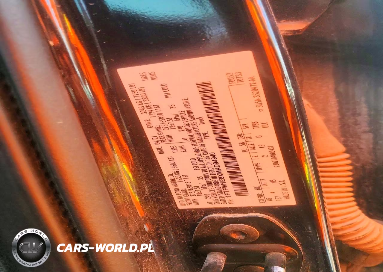 2021 Ford F150 Supercrew VIN:1FTFW1E8XMKD94940 - 12