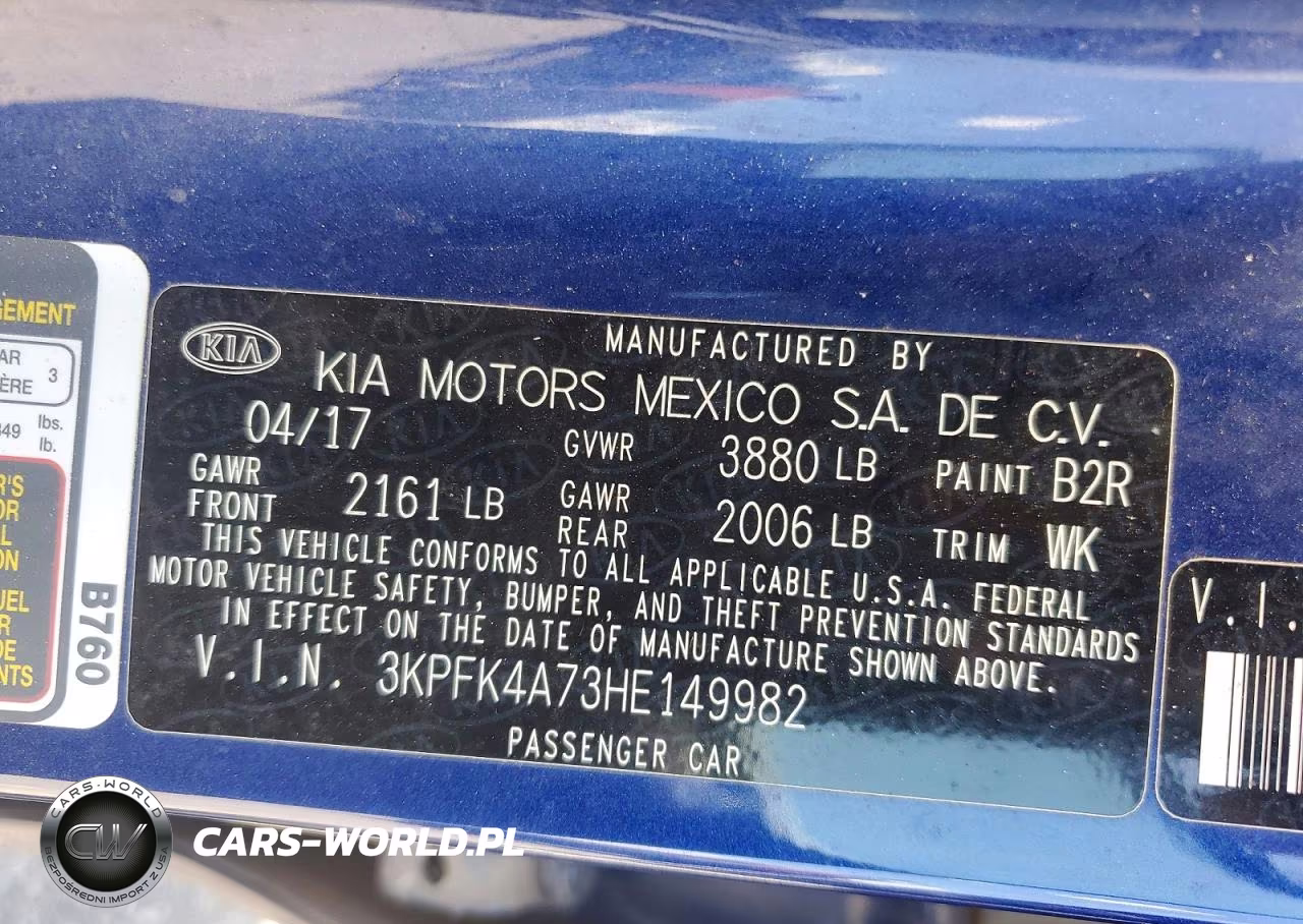 2017 Kia Forte Lx VIN:3KPFK4A73HE149982 - 12