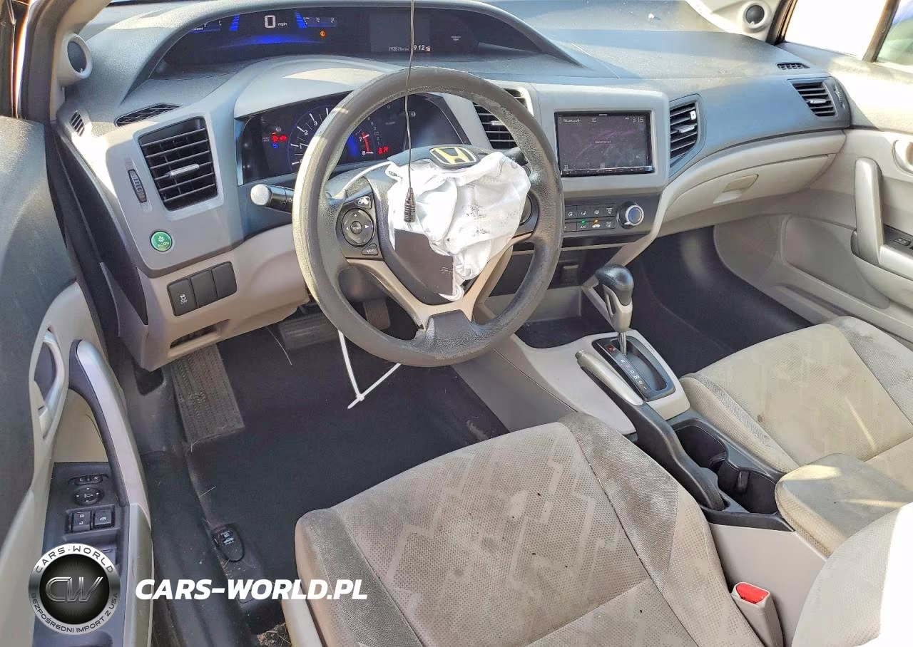 2012 Honda Civic Lx VIN:2HGFG3B56CH524092 - 8