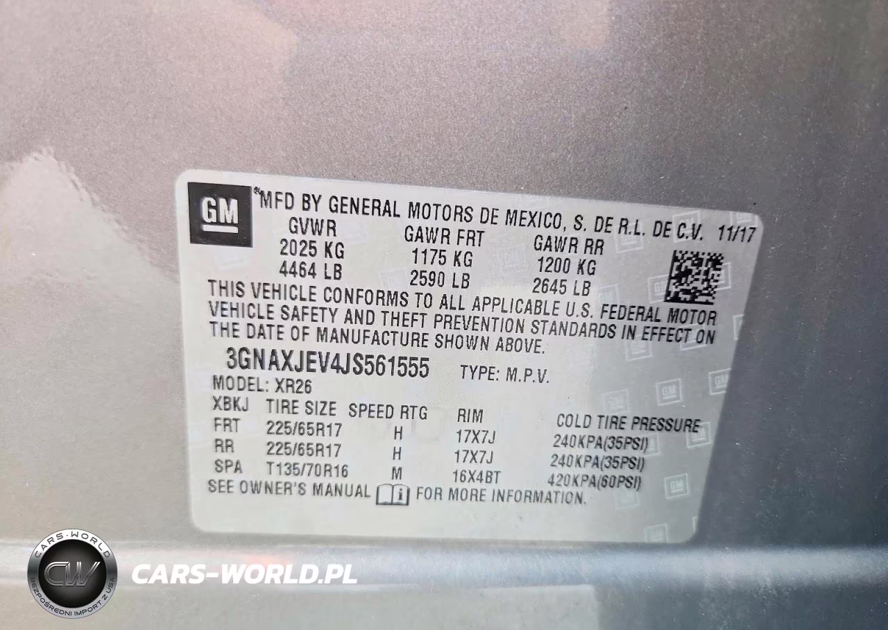 2018 Chevrolet Equinox Lt VIN:3GNAXJEV4JS561555 - 14