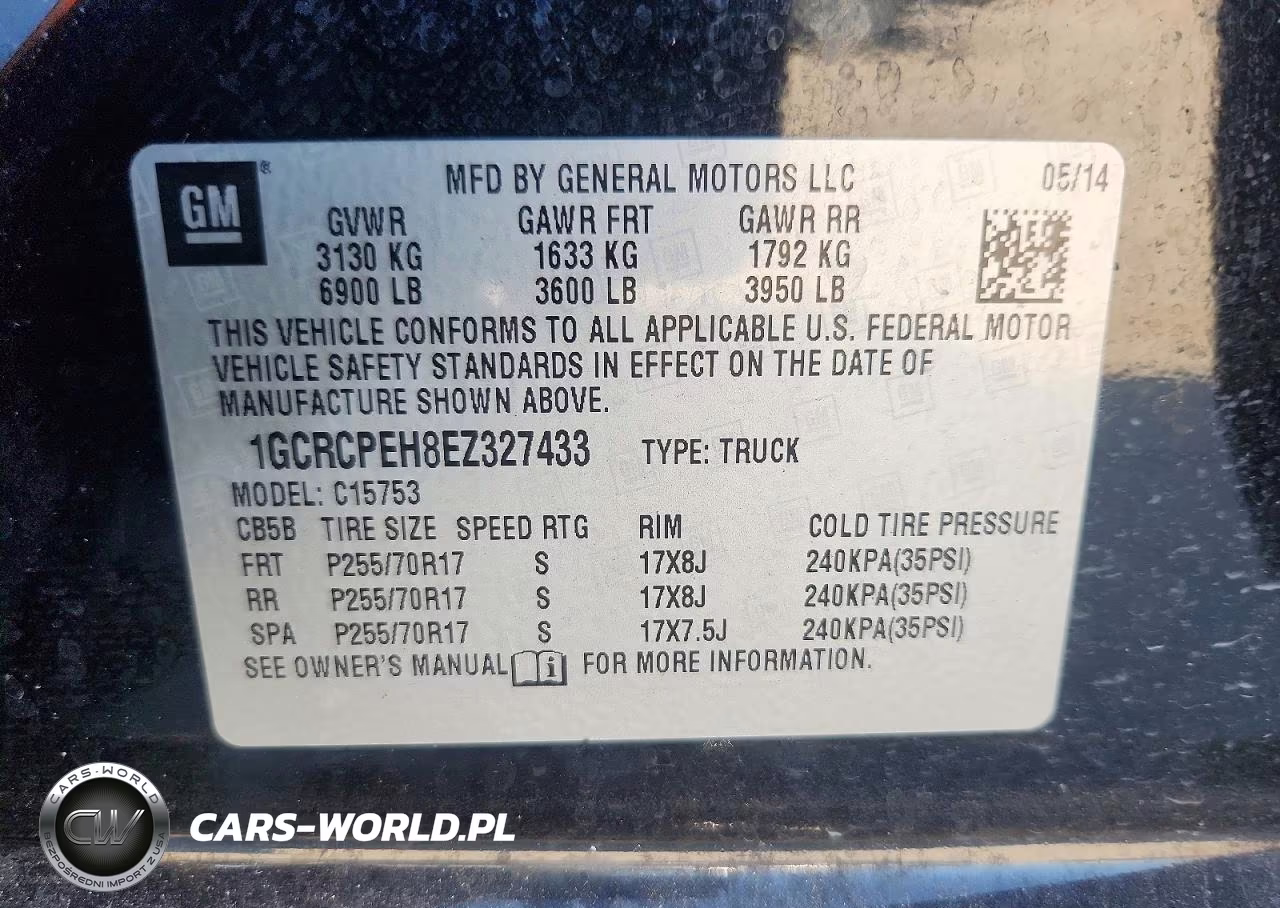 2014 Chevrolet Silverado C1500 VIN:1GCRCPEH8EZ327433 - 13
