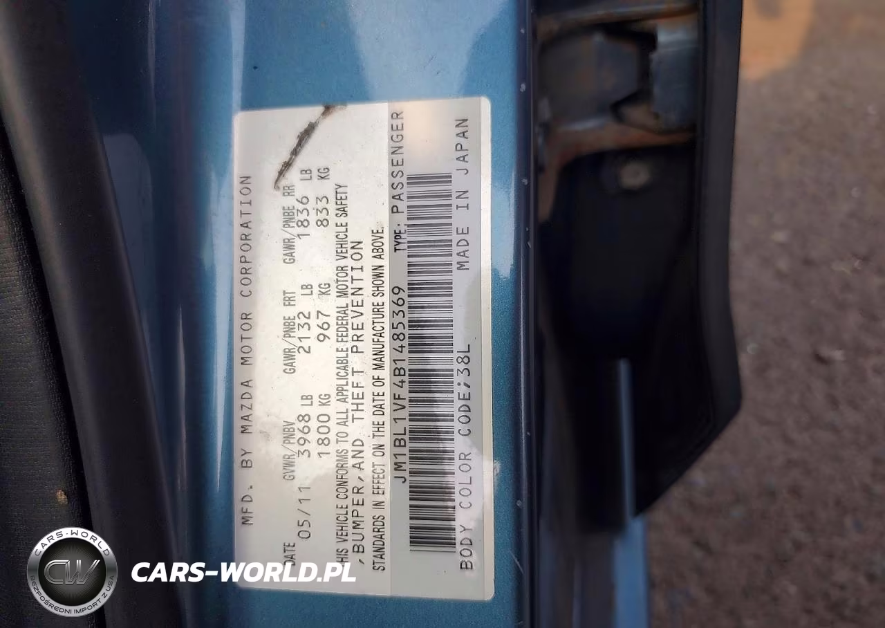 2011 Mazda 3 I VIN:JM1BL1VF4B1485369 - 12