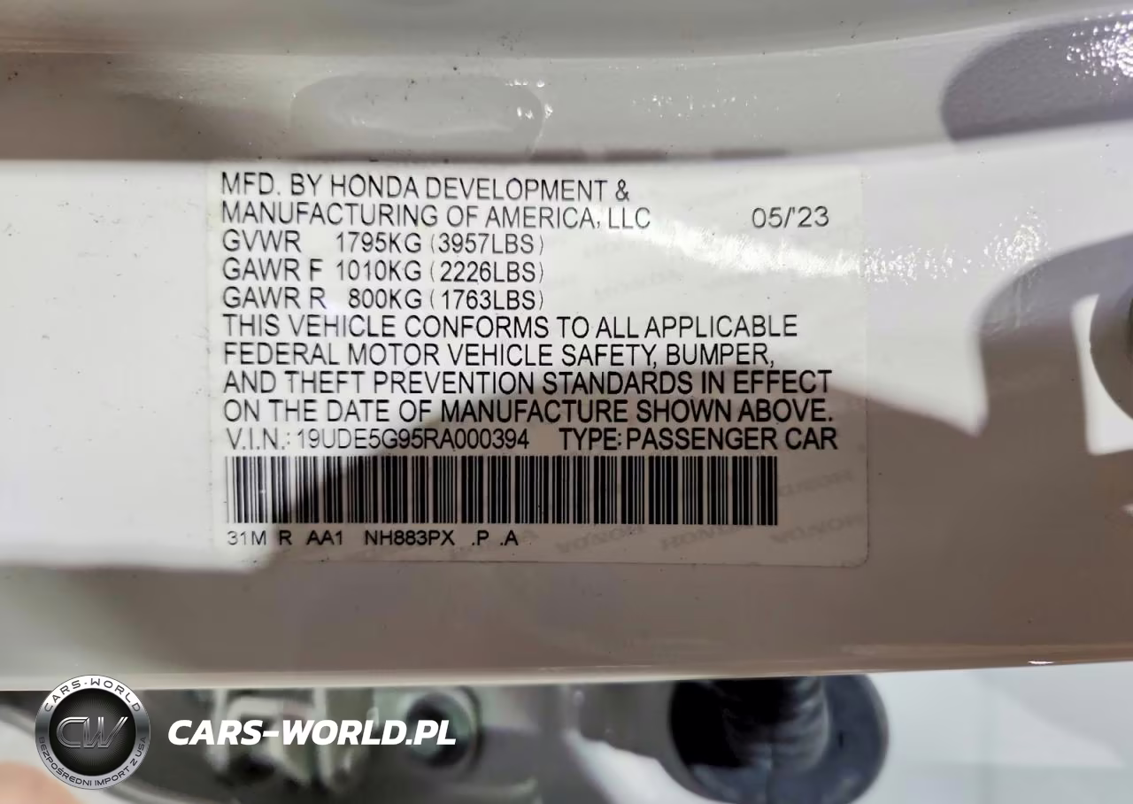2024 Acura Integra Type S VIN:19UDE5G95RA000394 - 13