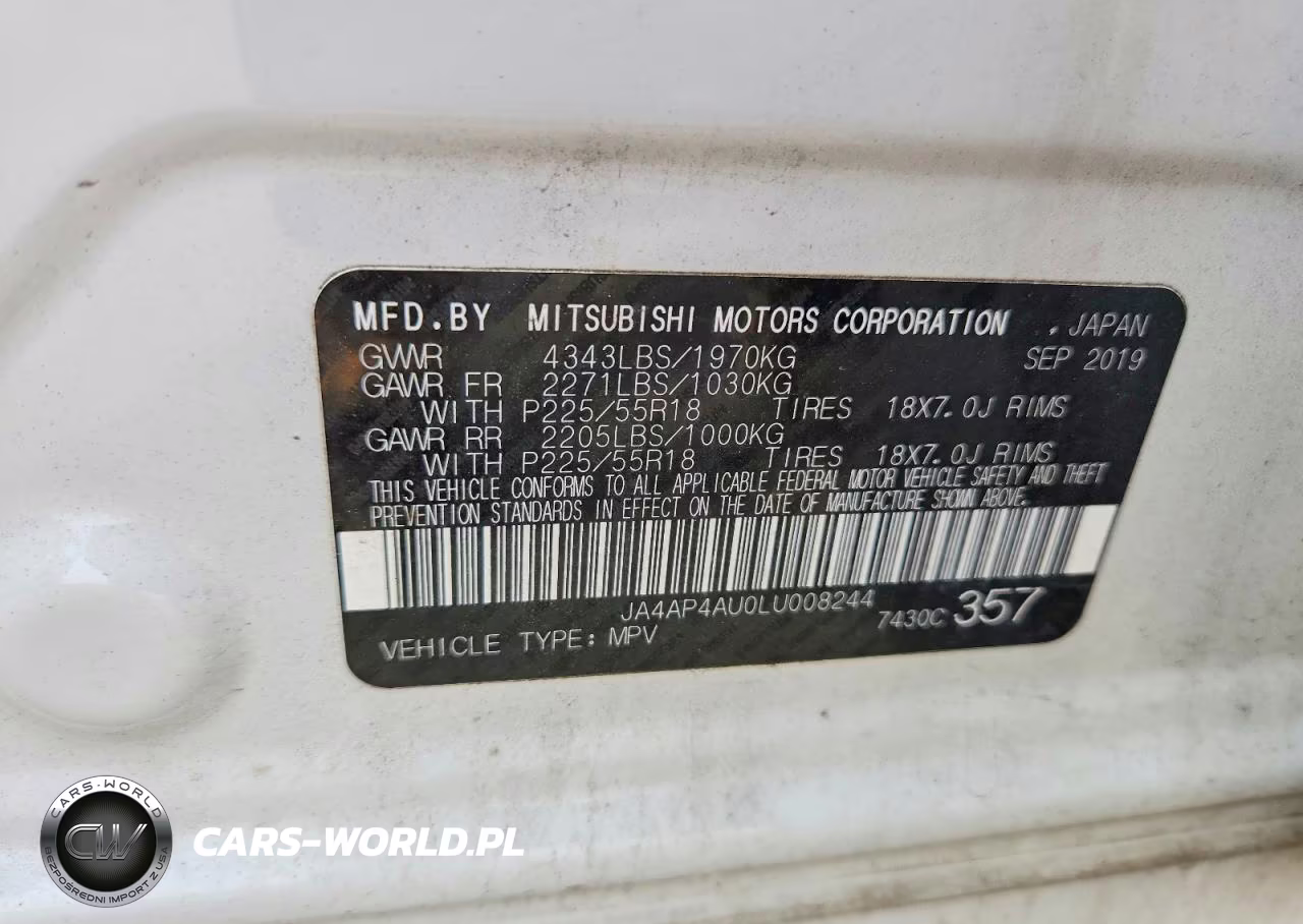 2020 Mitsubishi Outlander Sport Se VIN:JA4AP4AU0LU008244 - 14