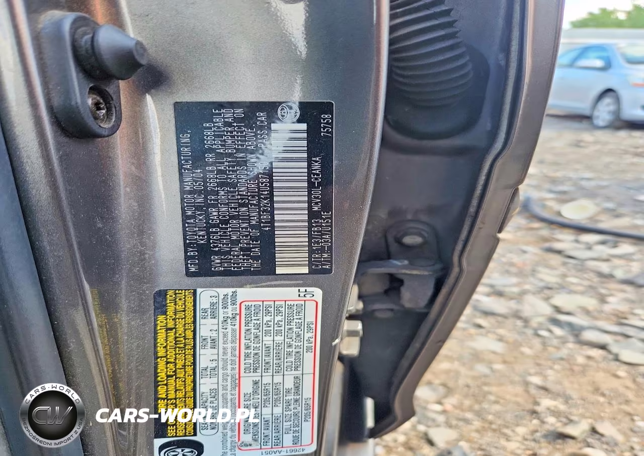 2004 Toyota Camry Le V6 VIN:4T1BF32K14U587150 - 12