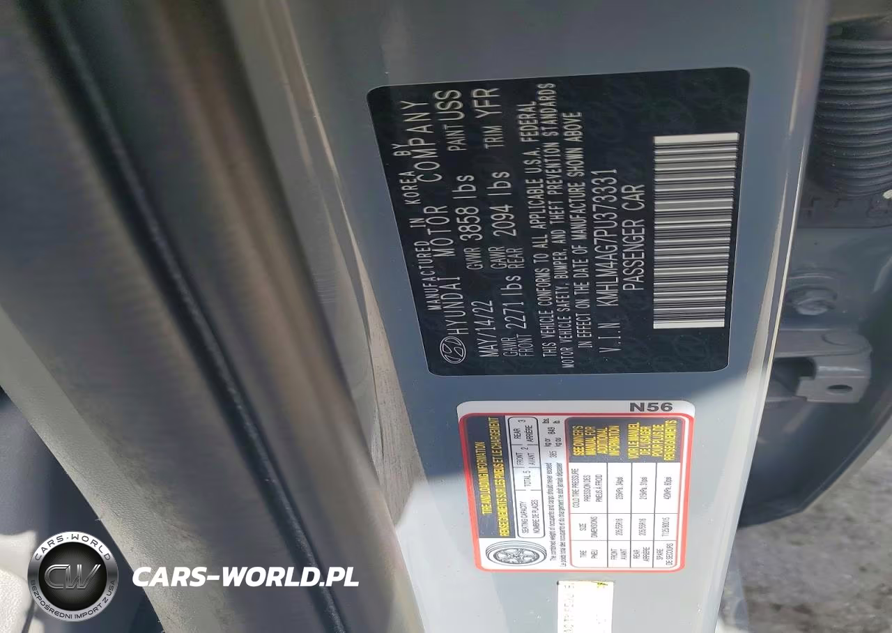 2023 Hyundai Elantra Sel VIN:KMHLM4AG7PU373331 - 12