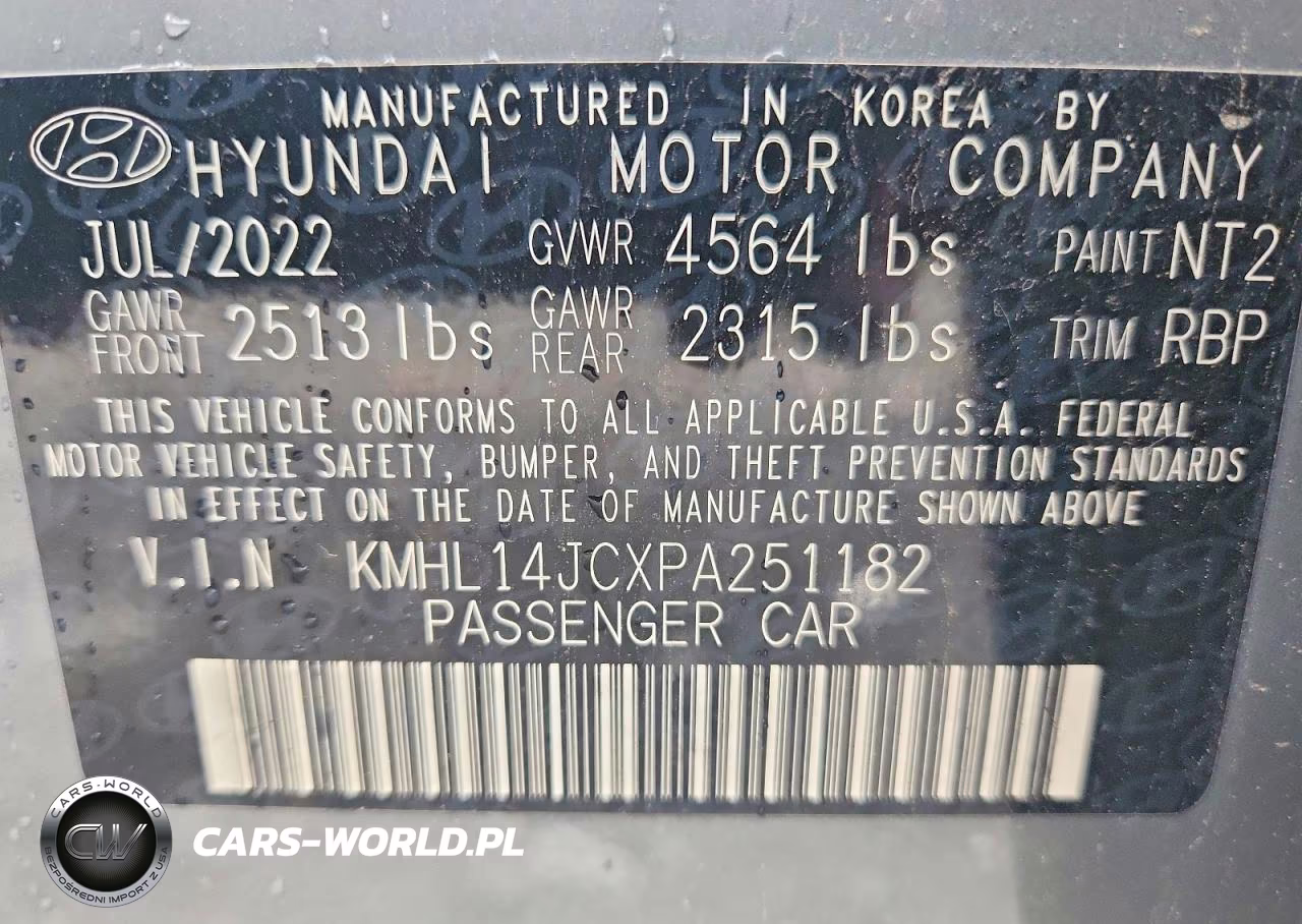 2023 Hyundai Sonata N Line VIN:KMHL14JCXPA251182 - 13