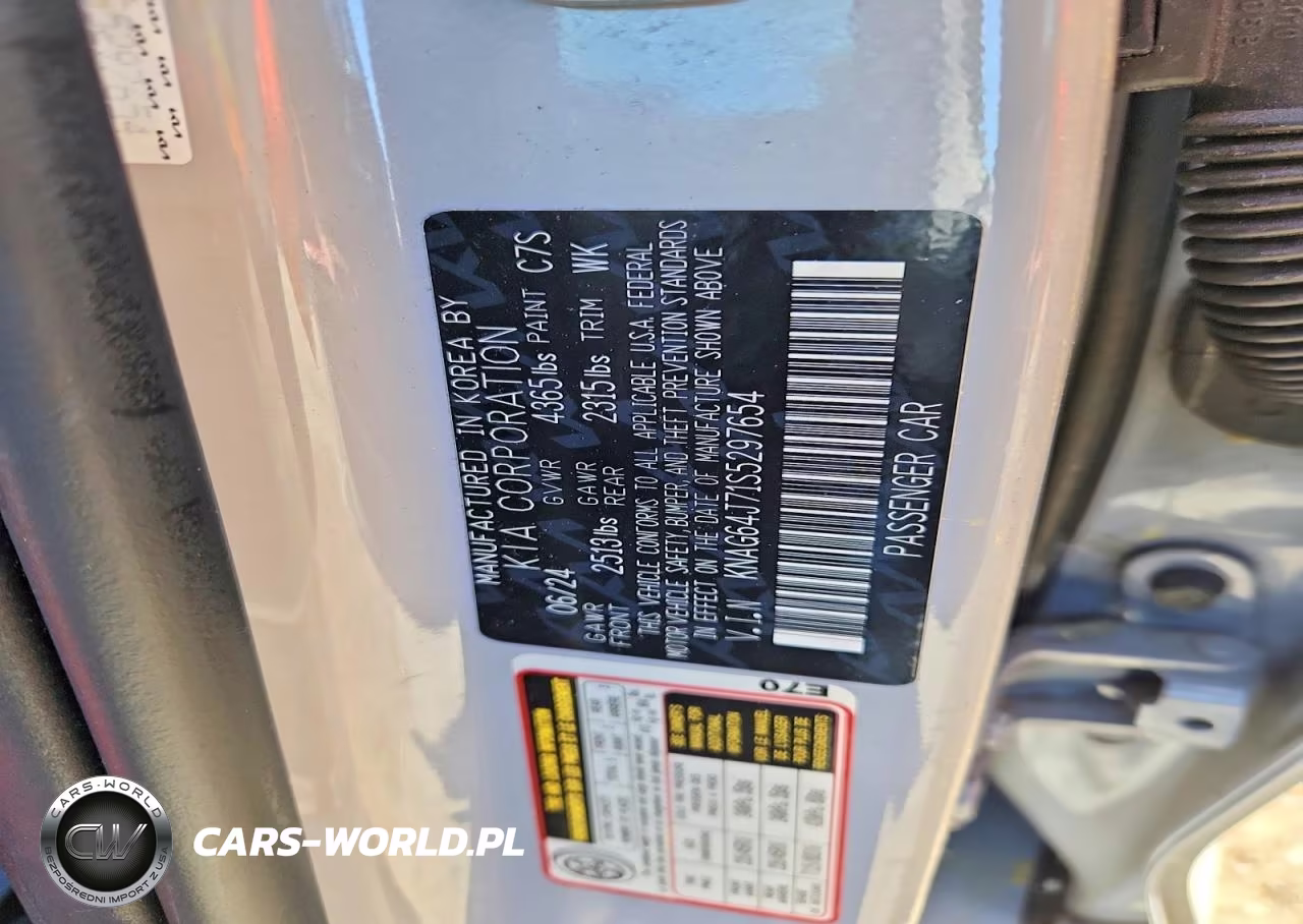 2025 Kia K5 Gt Line VIN:KNAG64J71S5297654 - 12