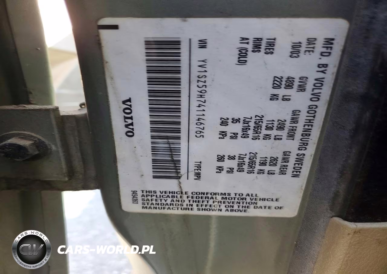 2004 Volvo Xc70 VIN:YV1SZ59H741146765 - 14
