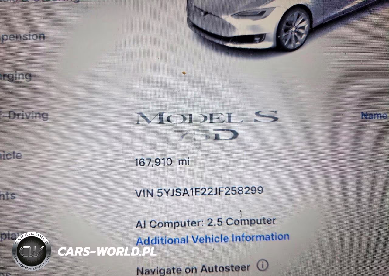 2018 Tesla Model S VIN:5YJSA1E22JF258299 - 9