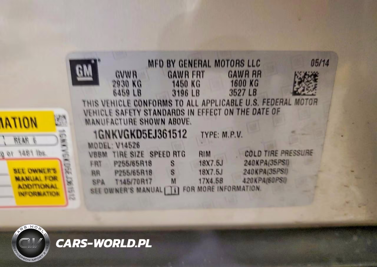 2014 Chevrolet Traverse Lt VIN:1GNKVGKD5EJ361512 - 13