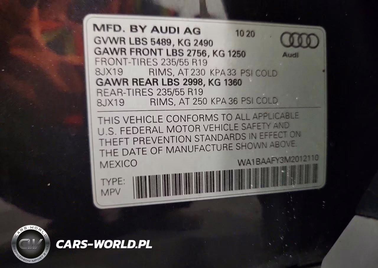 2021 Audi Q5 Premium Plus VIN:WA1BAAFY3M2012110 - 14