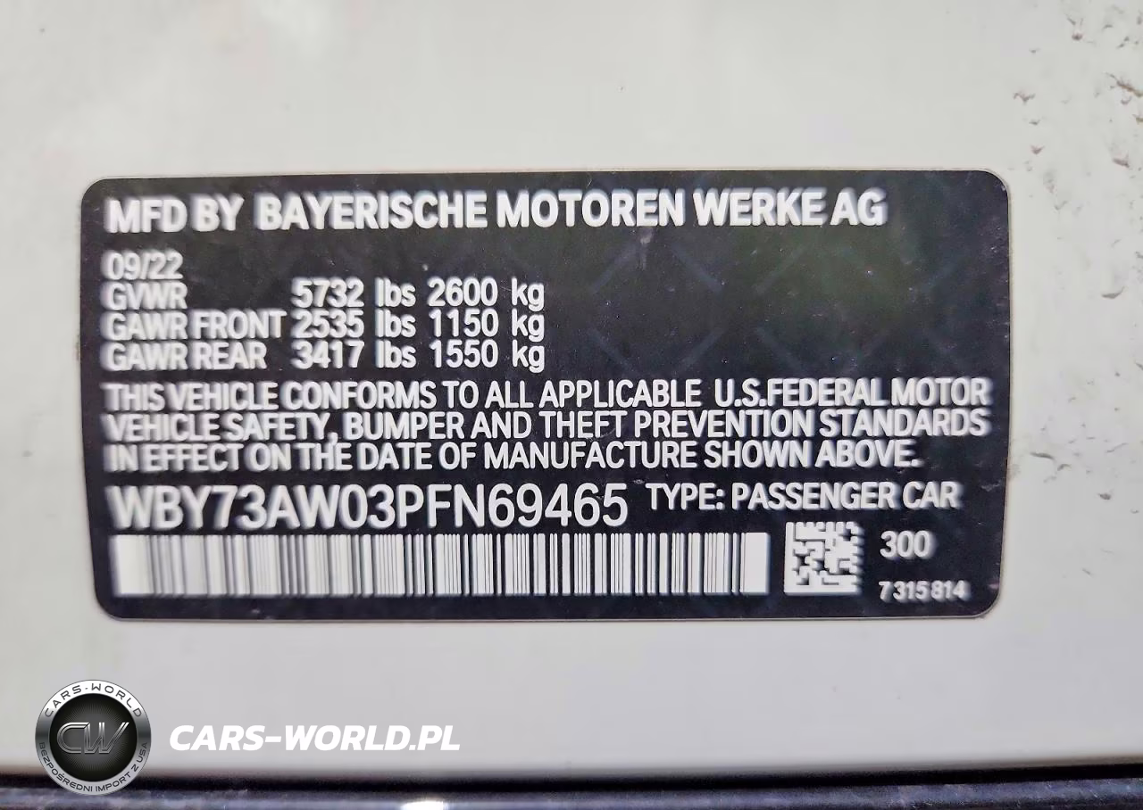 2023 BMW I4 Edrive 40 VIN:WBY73AW03PFN69465 - 12