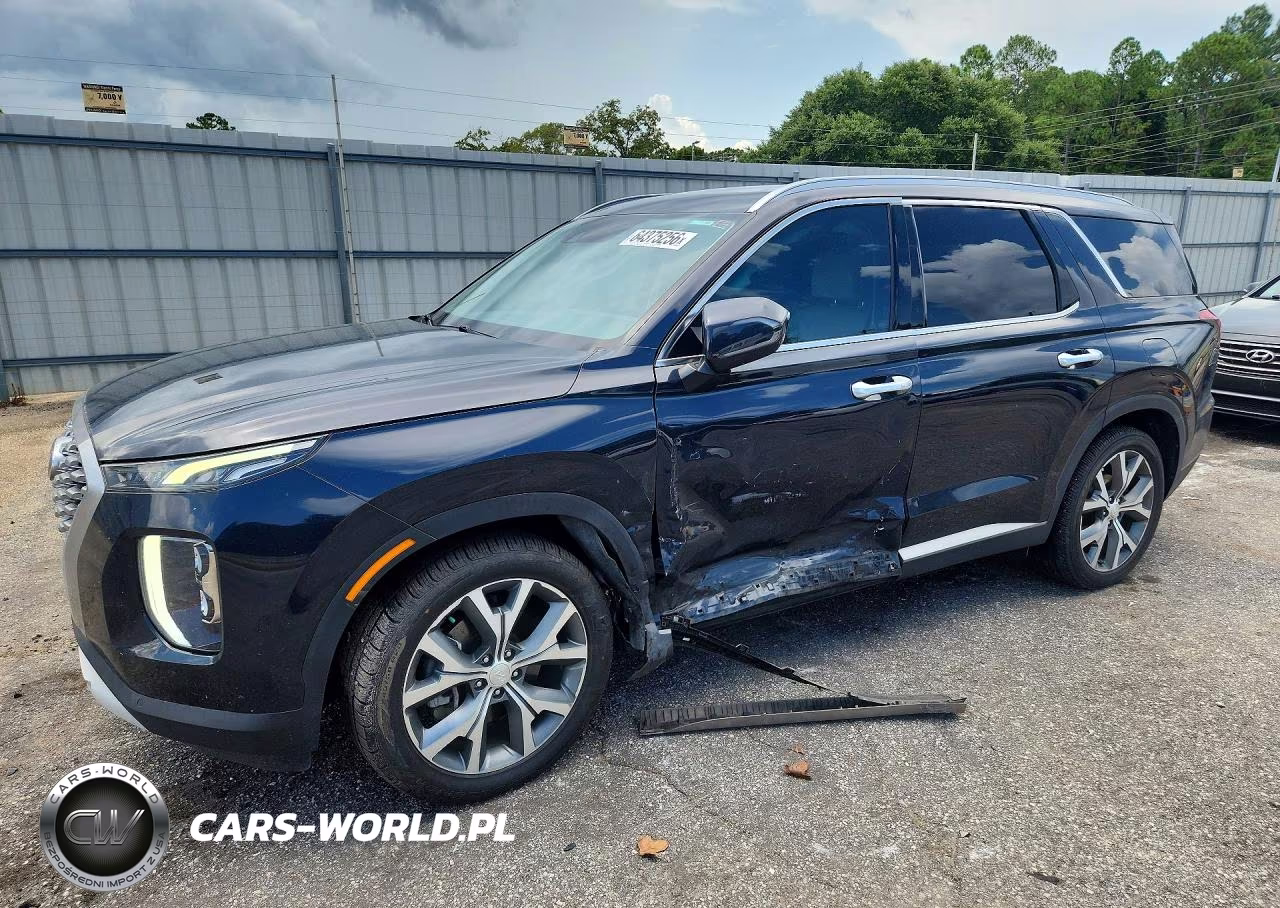 2021 Hyundai Palisade Sel VIN:KM8R44HEXMU186787 - 1