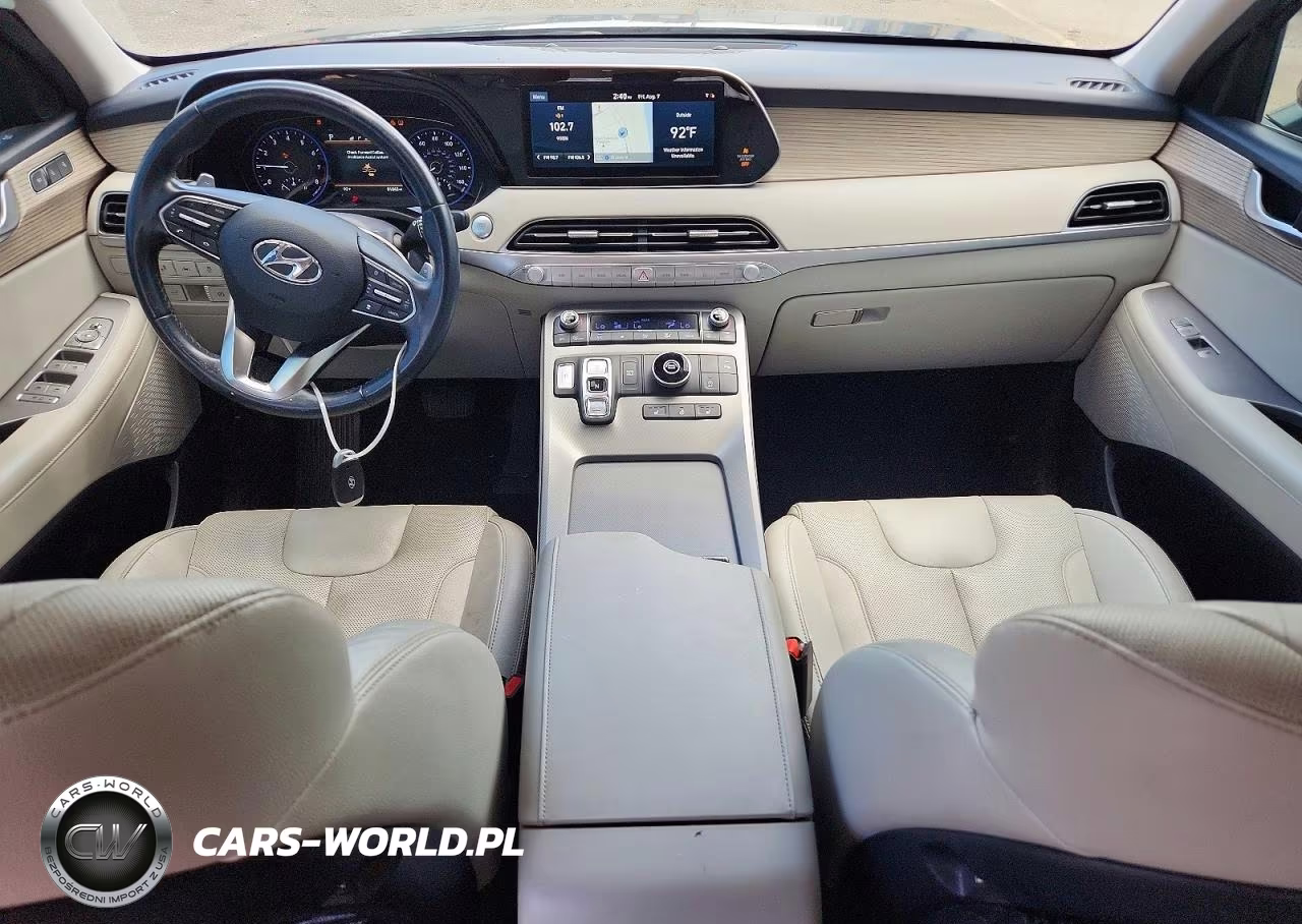 2021 Hyundai Palisade Sel VIN:KM8R44HEXMU186787 - 8