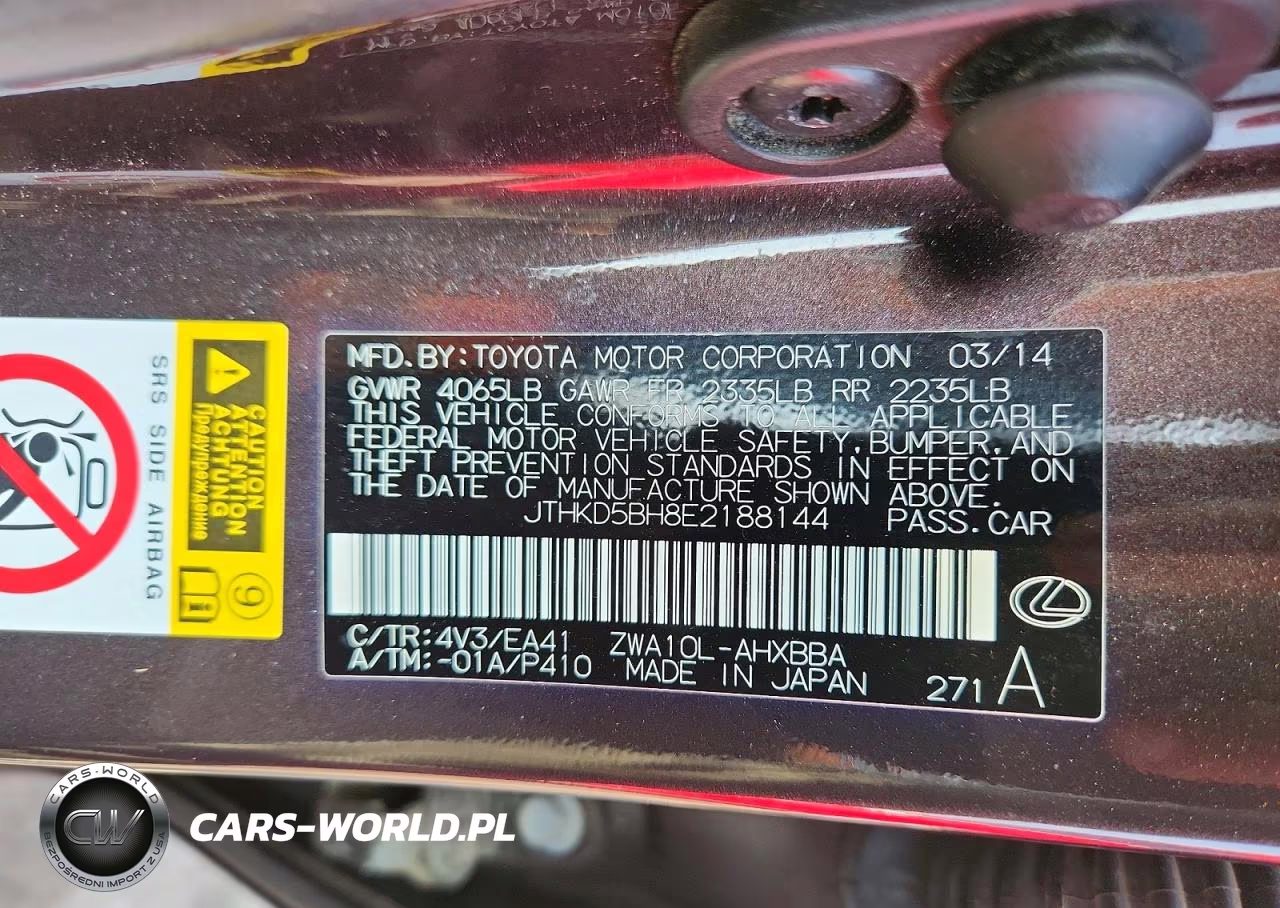 2014 Lexus Ct 200 VIN:JTHKD5BH8E2188144 - 12
