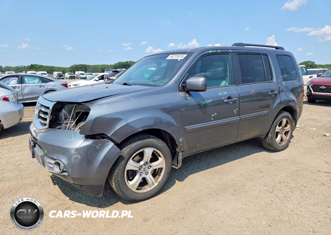 2012 Honda Pilot Ex VIN:5FNYF4H43CB050719 - 1