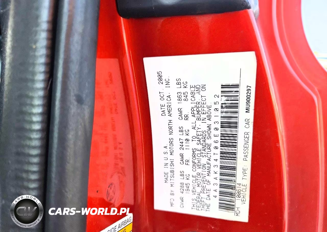2006 Mitsubishi Eclipse Gt VIN:4A3AK34T06E031052 - 12