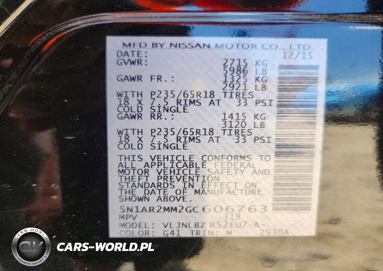 2016 Nissan Pathfinder S VIN:5N1AR2MM2GC606763 - 14