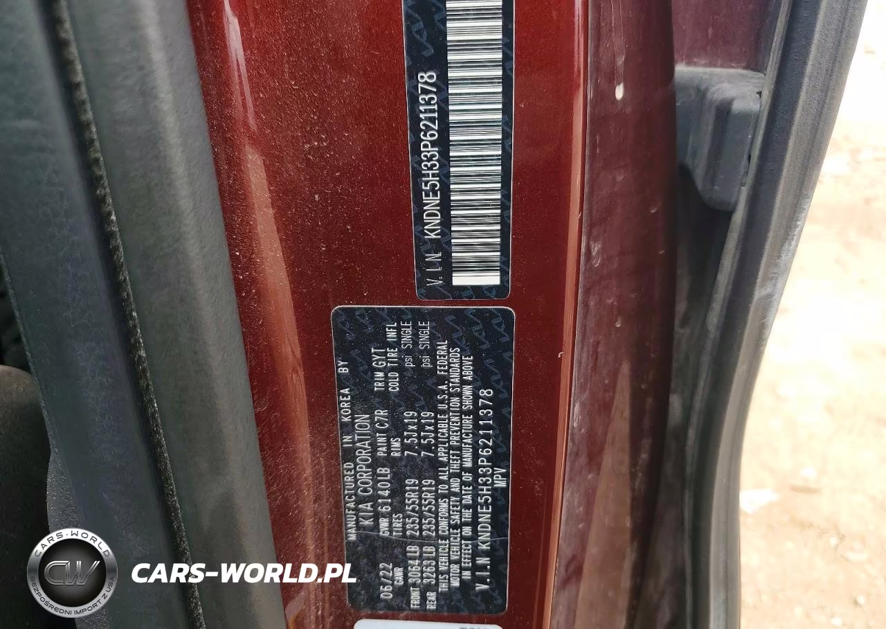 2023 Kia Carnival Sx VIN:KNDNE5H33P6211378 - 13