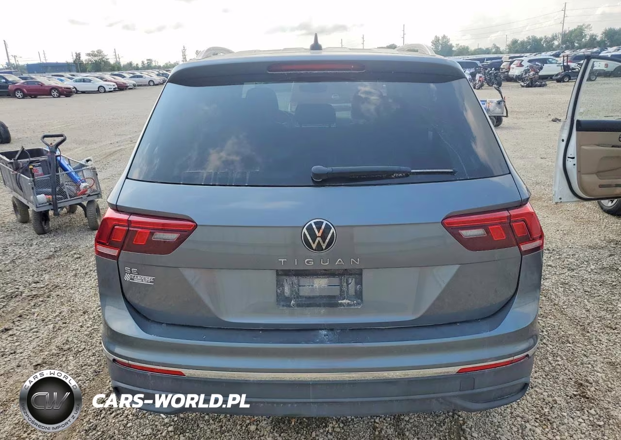 2022 Volkswagen Tiguan Se VIN:3VV3B7AX3NM036606 - 6