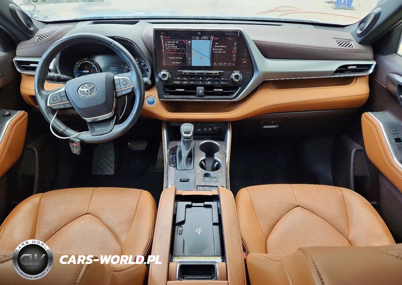 2021 Toyota Highlander Hybrid Platinum VIN:5TDFARAH9MS011565 - 8