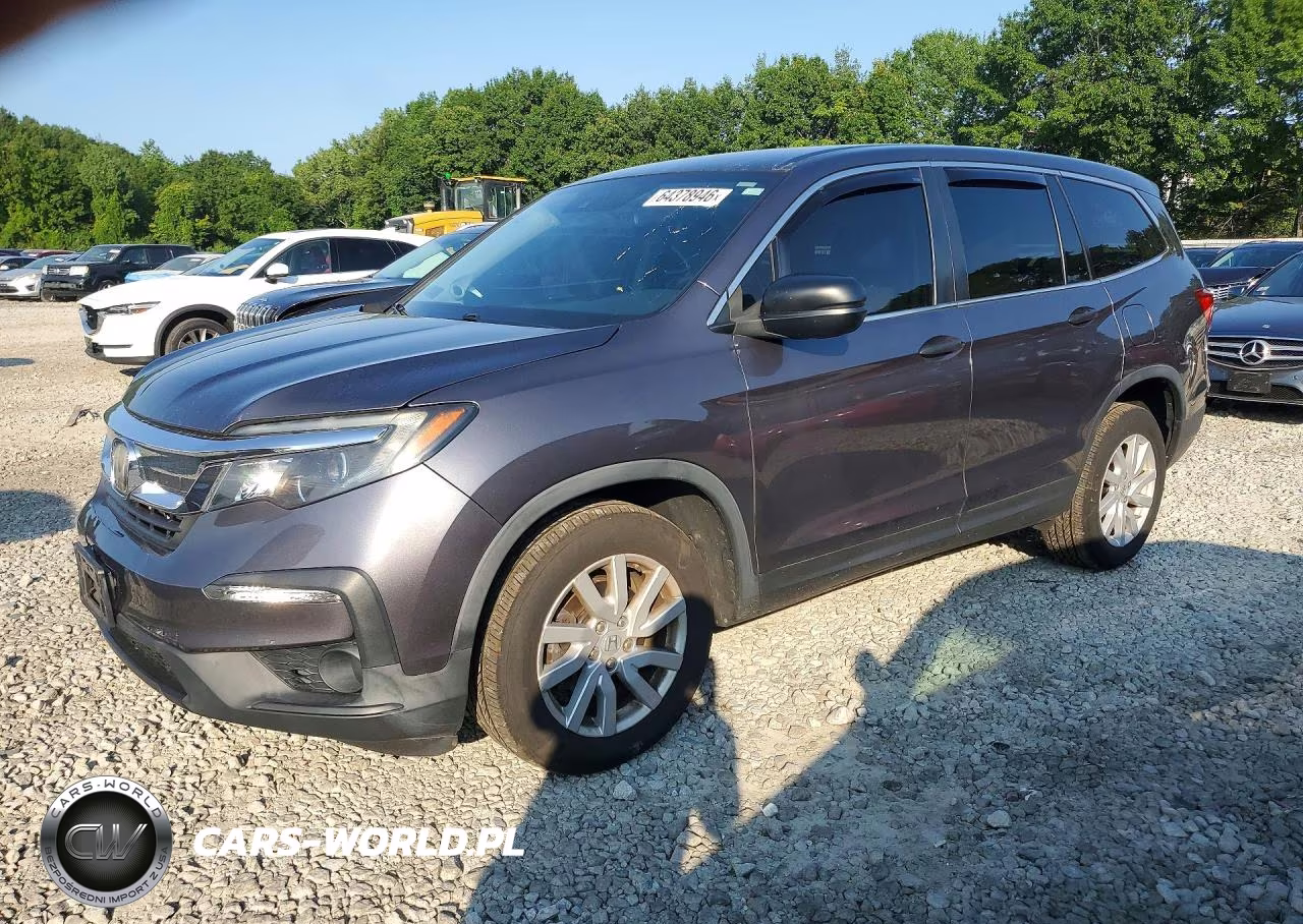 2019 Honda Pilot Lx VIN:5FNYF6H14KB030057 - 1