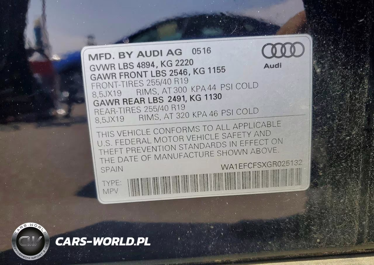 2016 Audi Q3 Premium Plus VIN:WA1EFCFSXGR025132 - 14