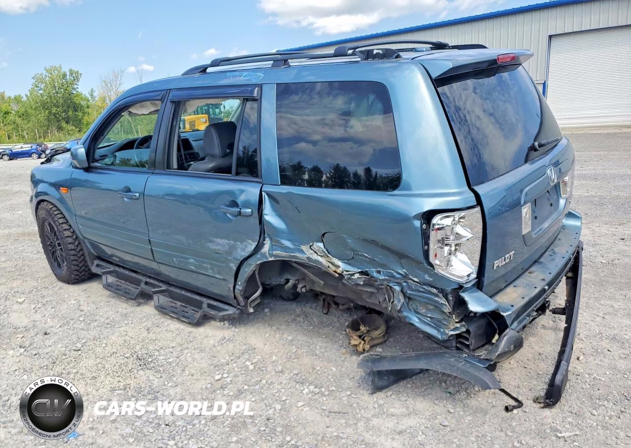 2007 Honda Pilot Exl VIN:5FNYF18547B008802 - 2