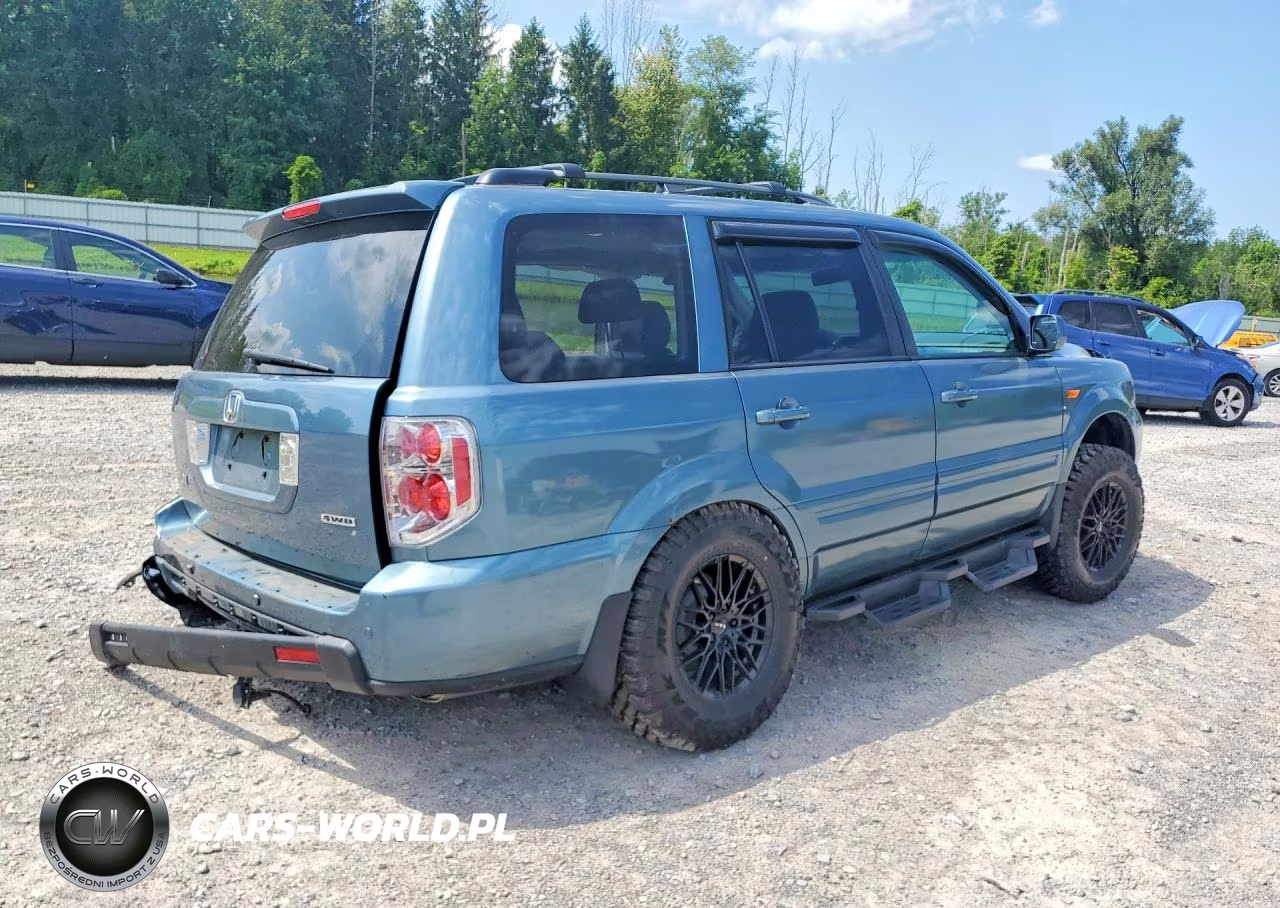 2007 Honda Pilot Exl VIN:5FNYF18547B008802 - 3