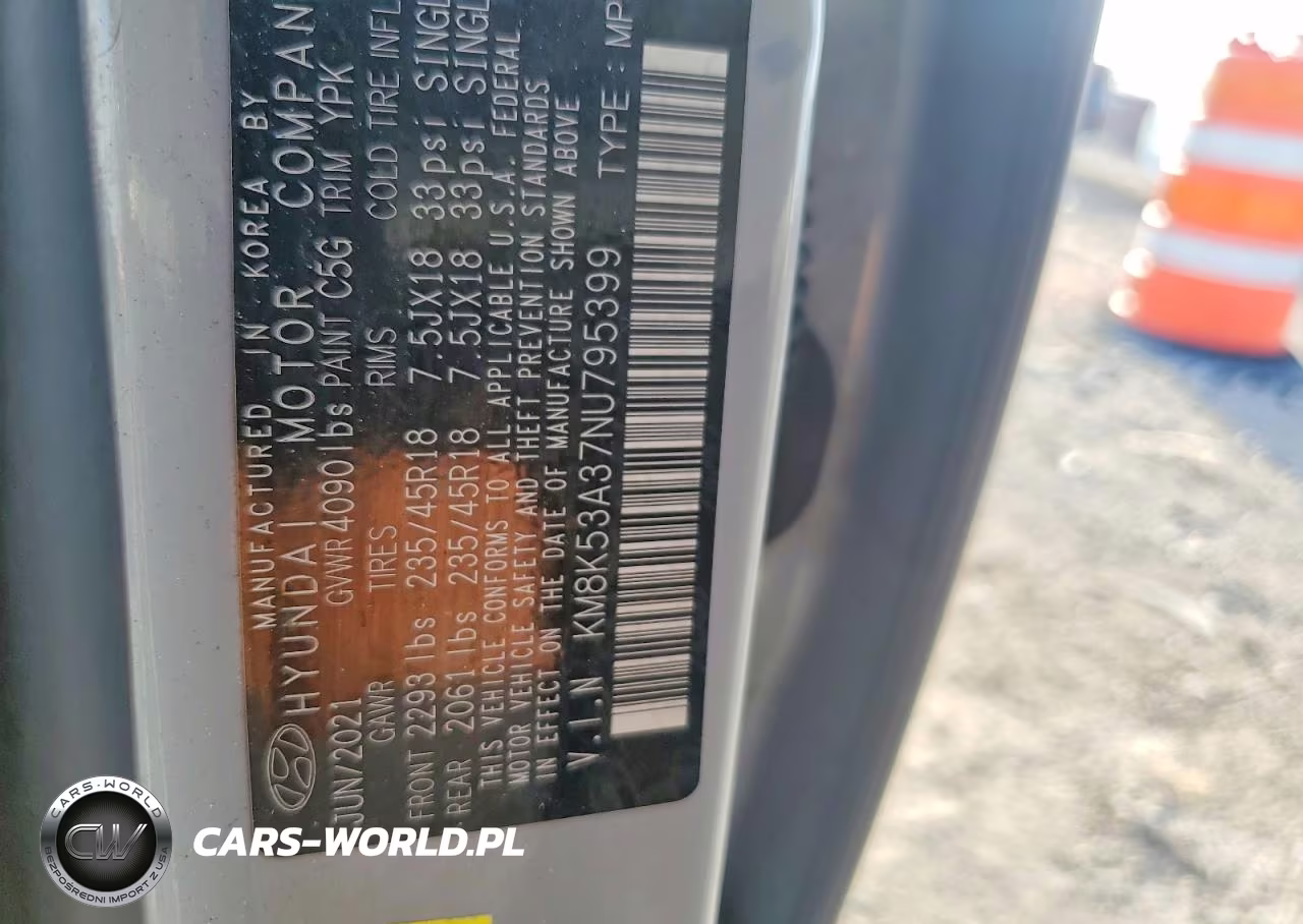2022 Hyundai Kona Limited VIN:KM8K53A37NU795399 - 12