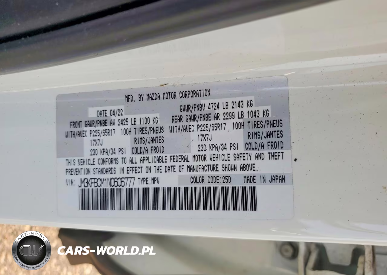 2022 Mazda Cx-5 Preferred VIN:JM3KFBCM1N0606777 - 13