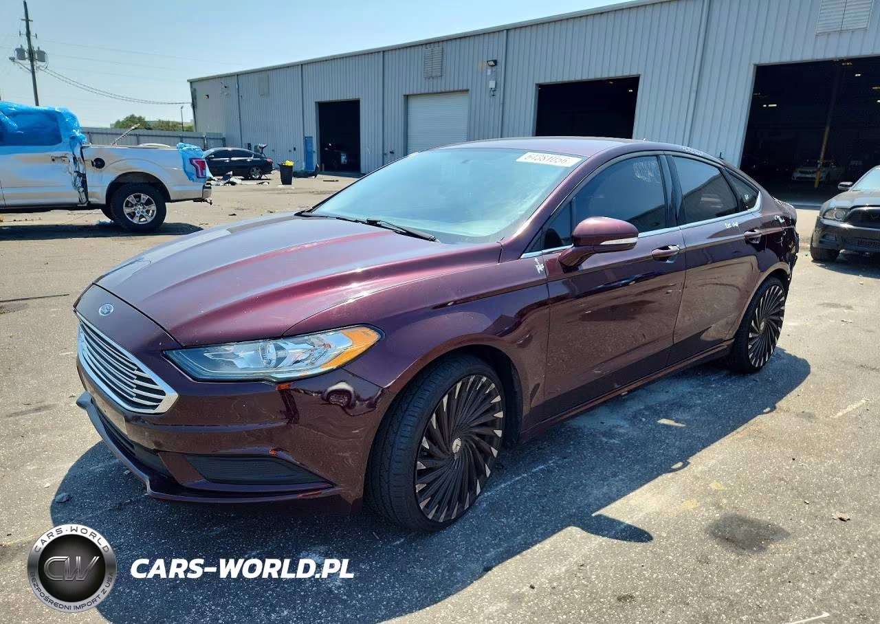 2017 Ford Fusion Se VIN:3FA6P0HD6HR303704 - 1