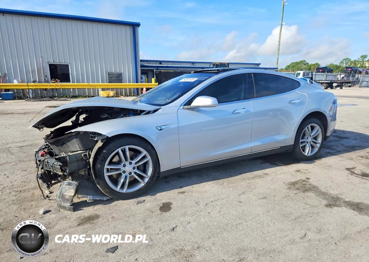 2014 Tesla Model S VIN:5YJSA1H11EFP46393 - 1