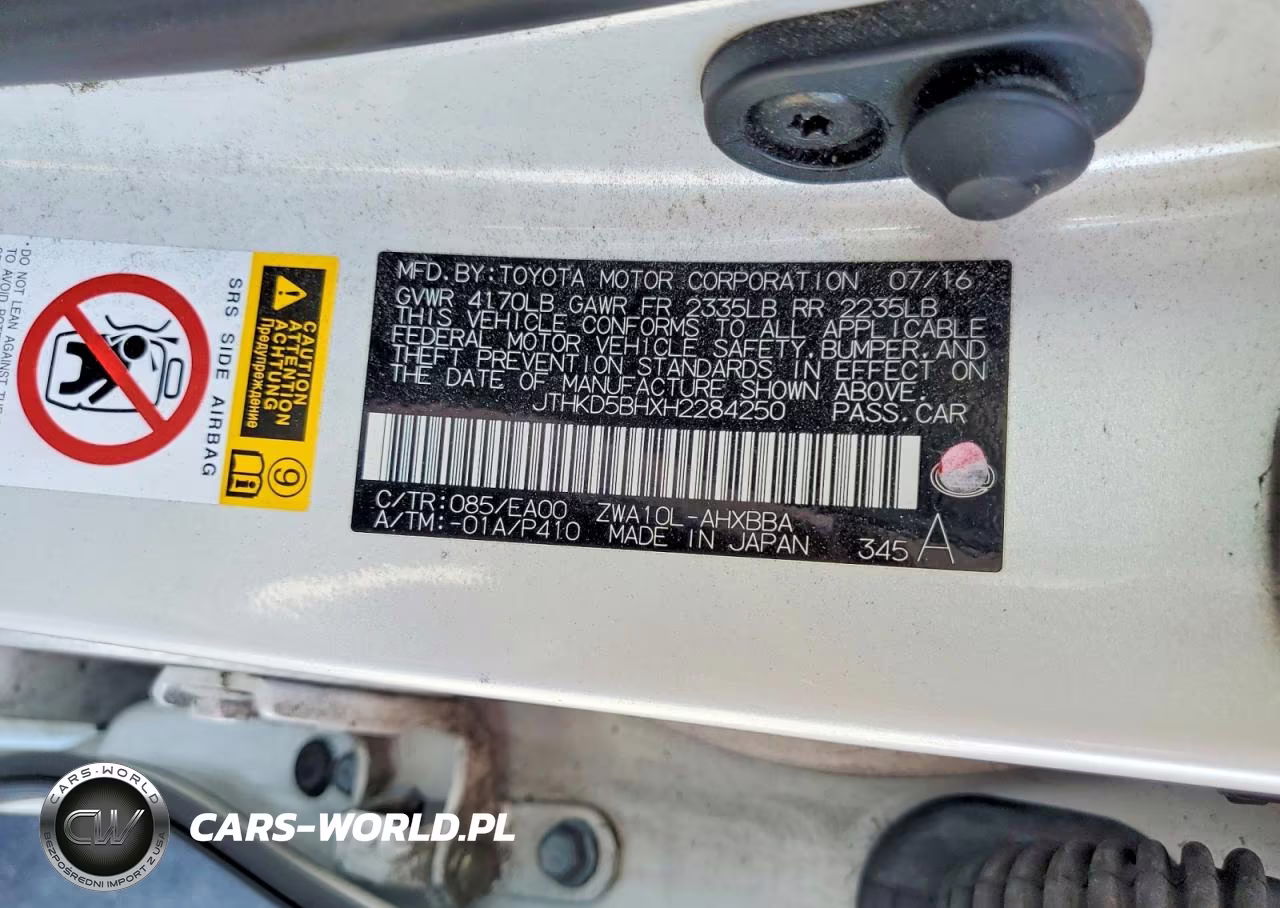 2017 Lexus Ct 200 VIN:JTHKD5BHXH2284250 - 12