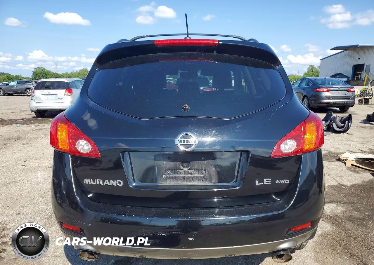 2009 Nissan Murano S VIN:JN8AZ18W19W154997 - 6
