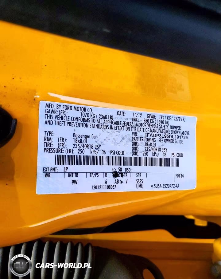 2013 Ford Focus St VIN:1FADP3L95DL191739 - 12