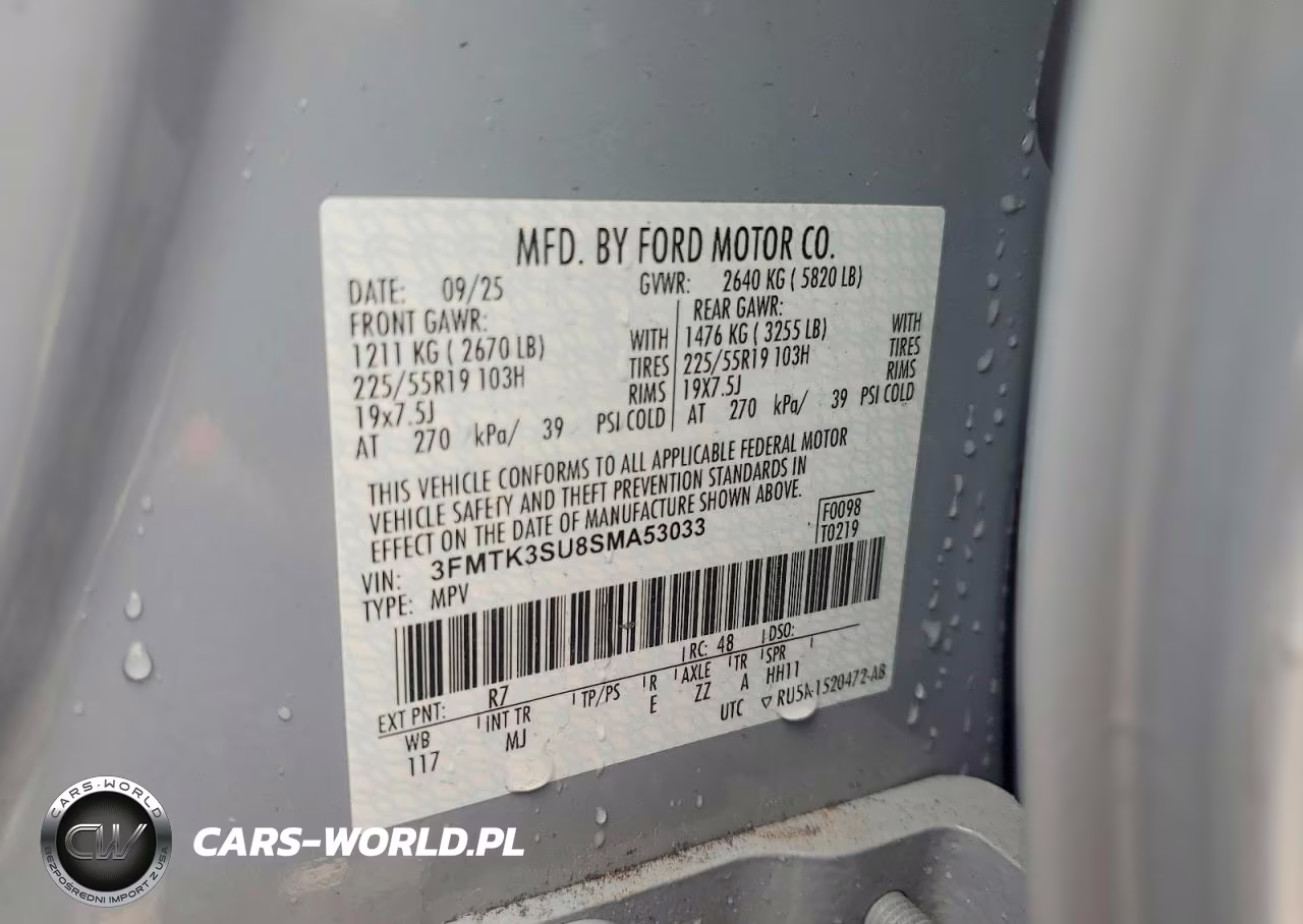 2025 Ford Mustang Mach-E Premium VIN:3FMTK3SU8SMA53033 - 12